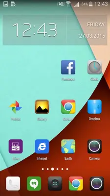 S6 Edge theme launcher android App screenshot 2