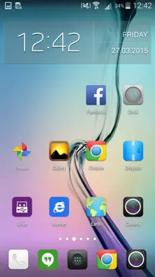 S6 Edge theme launcher android App screenshot 3